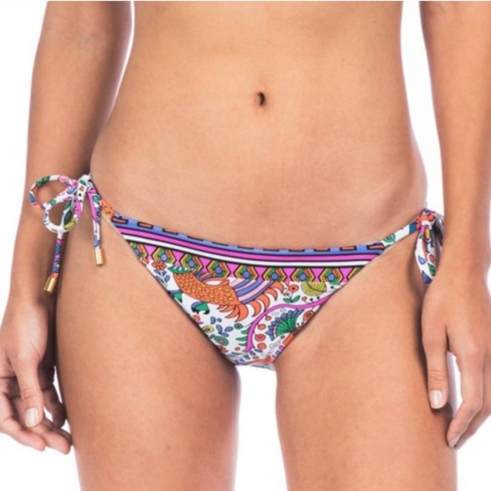 Trina Turk Jungle Beach Tie Side Pant Bikini Bottoms